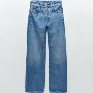 Zara Wide Leg Jeans, Sz 14